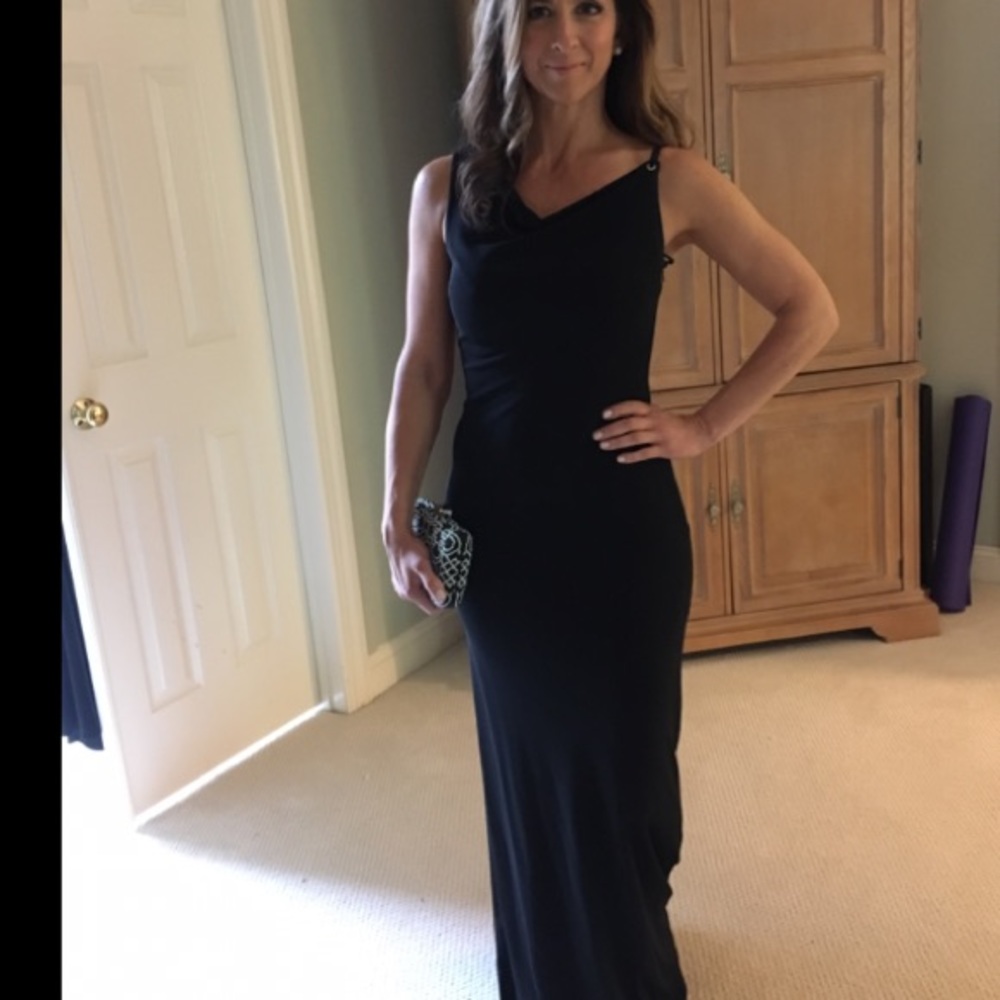 Black Rimini Long Gown Size 6